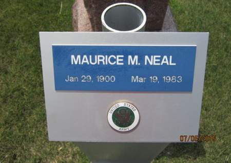 NEAL, MAURICE M - Dallas County, Iowa | MAURICE M NEAL 