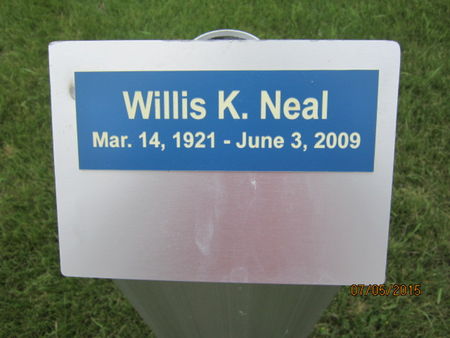 NEAL, WILLIS K - Dallas County, Iowa | WILLIS K NEAL 