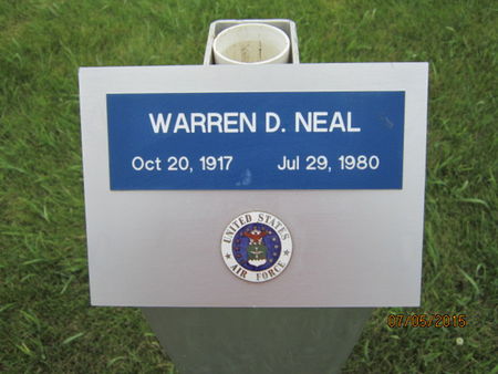 NEAL, WARREN D - Dallas County, Iowa | WARREN D NEAL 