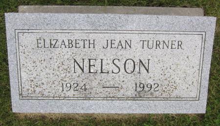 TURNER NELSON, ELIZABETH JEAN - Dallas County, Iowa | ELIZABETH JEAN TURNER NELSON 