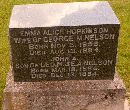 NELSON, EMMA ALICE - Dallas County, Iowa | EMMA ALICE NELSON 