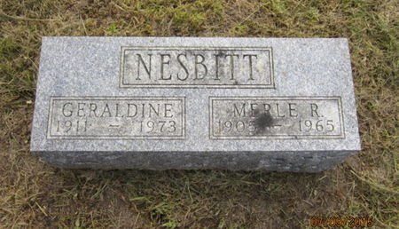 NESBITT, MERLE R - Dallas County, Iowa | MERLE R NESBITT 