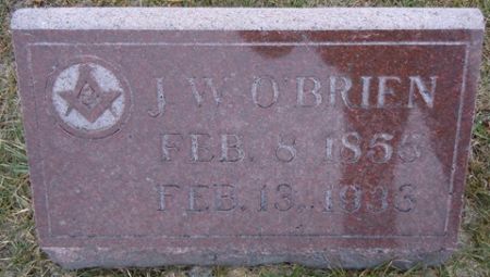 O'BRIEN, J. W. - Dallas County, Iowa | J. W. O'BRIEN 