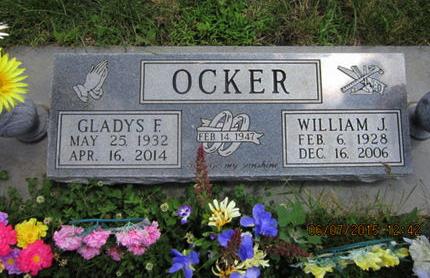 OCKER, GLADYS F - Dallas County, Iowa | GLADYS F OCKER 