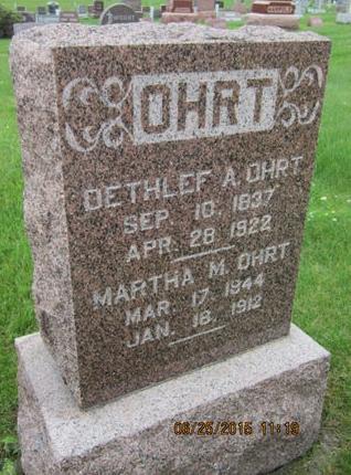 OHRT, MARTHA M - Dallas County, Iowa | MARTHA M OHRT 