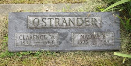 OSTRANDER, CLARENCE W - Dallas County, Iowa | CLARENCE W OSTRANDER 