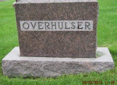 OVERHULSER, FAMILY STONE - Dallas County, Iowa | FAMILY STONE OVERHULSER 