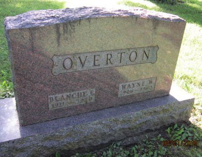 OVERTON, BLANCHE E - Dallas County, Iowa | BLANCHE E OVERTON 