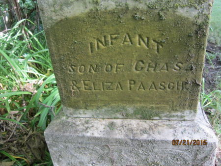 PAASCH, INFANT - Dallas County, Iowa | INFANT PAASCH 