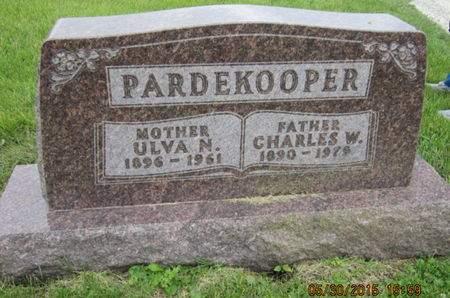 PARDEKOOPER, ULVA N - Dallas County, Iowa | ULVA N PARDEKOOPER 
