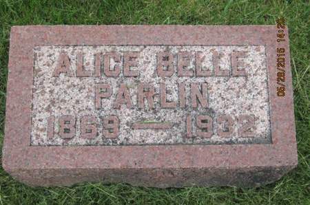 PARLIN, ALICE BELLE - Dallas County, Iowa | ALICE BELLE PARLIN 