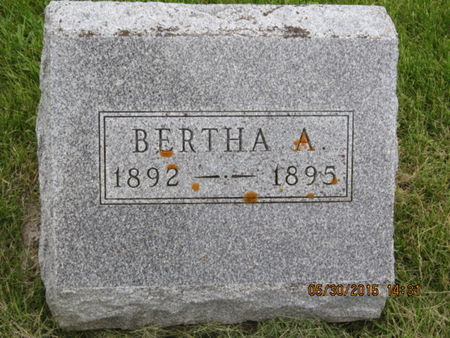 PATTERSON, BERTHA A - Dallas County, Iowa | BERTHA A PATTERSON 