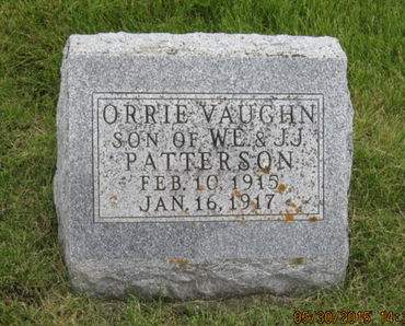 PATTERSON, ORRIE VAUGHN - Dallas County, Iowa | ORRIE VAUGHN PATTERSON 