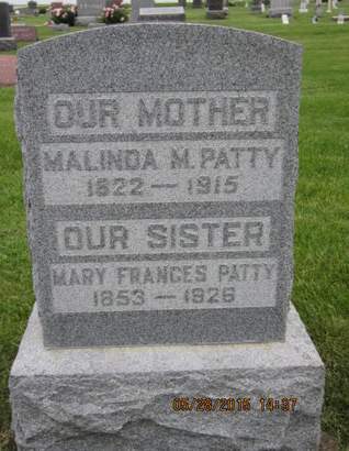 PATTY, MARY FRANCES - Dallas County, Iowa | MARY FRANCES PATTY 