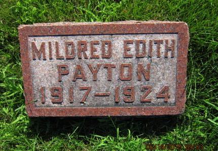 PAYTON, MILDRED EDITH - Dallas County, Iowa | MILDRED EDITH PAYTON 