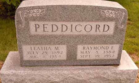 PEDDICORD, LEATHA M - Dallas County, Iowa | LEATHA M PEDDICORD 