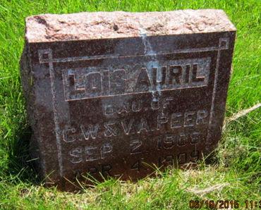 PEER, LOIS AURIL - Dallas County, Iowa | LOIS AURIL PEER 