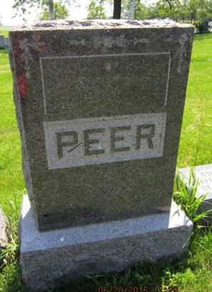 PEER, FAMILY STONE - Dallas County, Iowa | FAMILY STONE PEER 