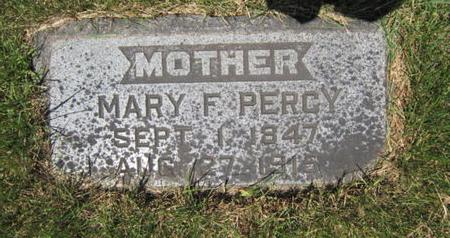 PERCY, MARY F - Dallas County, Iowa | MARY F PERCY 