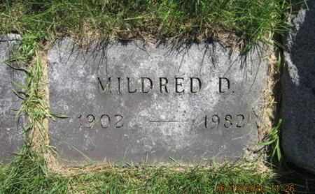 PIPER, MILDRED D - Dallas County, Iowa | MILDRED D PIPER 