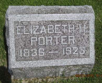 PORTER, ELIZABETH H - Dallas County, Iowa | ELIZABETH H PORTER 