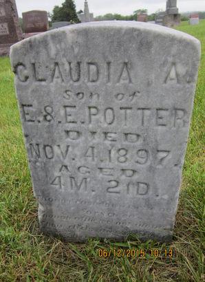 POTTER, CLAUDIA A - Dallas County, Iowa | CLAUDIA A POTTER 