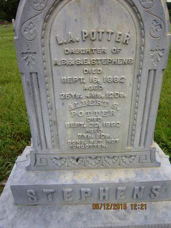 STEPHENS POTTER, L A - Dallas County, Iowa | L A STEPHENS POTTER 