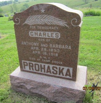 PROHASKA, CHARLES - Dallas County, Iowa | CHARLES PROHASKA 