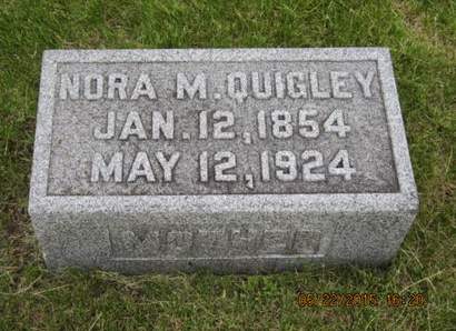 QUIGLEY, NORA M - Dallas County, Iowa | NORA M QUIGLEY 