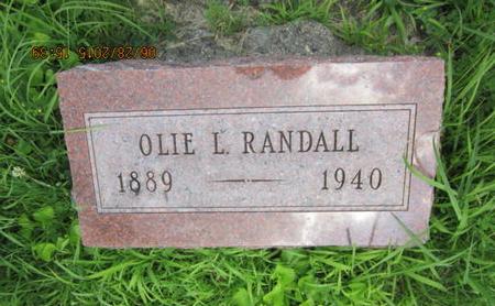 RANDALL, OLIE L - Dallas County, Iowa | OLIE L RANDALL 