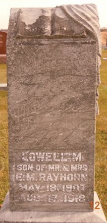 RAYHORN, LOWELL M. - Dallas County, Iowa | LOWELL M. RAYHORN 