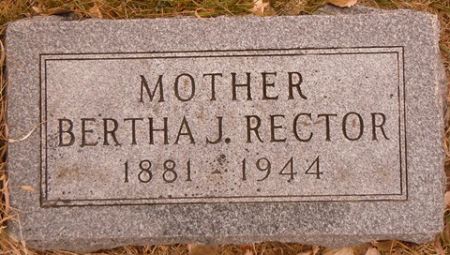 RECTOR, BERTHA J. - Dallas County, Iowa | BERTHA J. RECTOR 