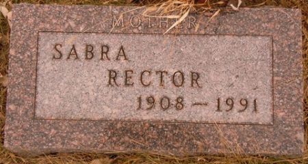 RECTOR, SABRA - Dallas County, Iowa | SABRA RECTOR 