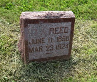 REED, D A - Dallas County, Iowa | D A REED 