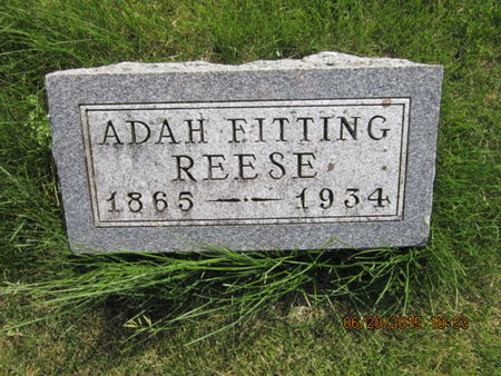 FITTING REESE, ADAH - Dallas County, Iowa | ADAH FITTING REESE 