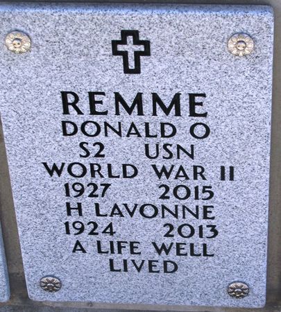 REMME, DONALD O. - Dallas County, Iowa | DONALD O. REMME 