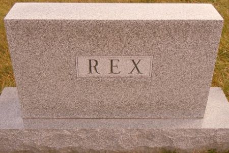 REX, FAMILY MONUMENT - Dallas County, Iowa | FAMILY MONUMENT REX 