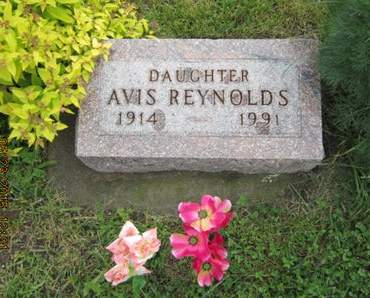 REYNOLDS, AVIS - Dallas County, Iowa | AVIS REYNOLDS 