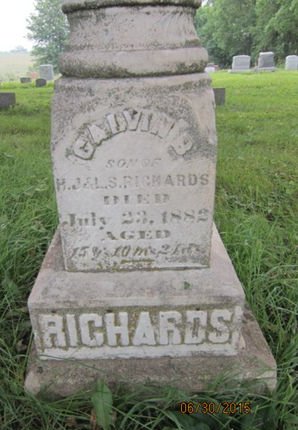 RICHARDS, CALVIN B - Dallas County, Iowa | CALVIN B RICHARDS 