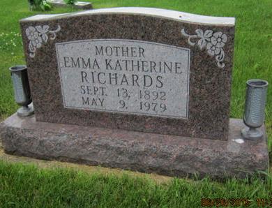 RICHARDS, EMMA KATHERINE - Dallas County, Iowa | EMMA KATHERINE RICHARDS 