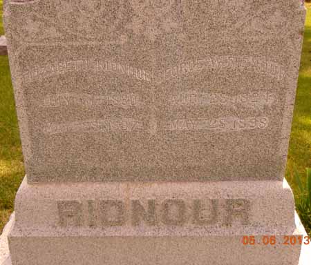 RIDNOUR, ELIZABETH - Dallas County, Iowa | ELIZABETH RIDNOUR 