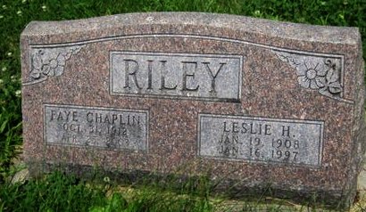 RILEY, LESLIE H - Dallas County, Iowa | LESLIE H RILEY 