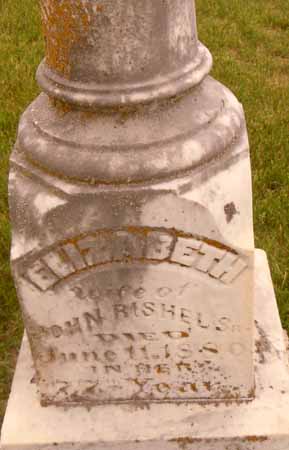 RISHEL, ELIZABETH - Dallas County, Iowa | ELIZABETH RISHEL 