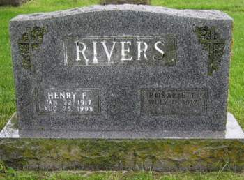 RIVERS, HENRY F - Dallas County, Iowa | HENRY F RIVERS 