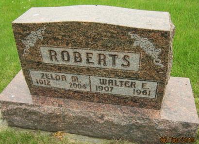 ROBERTS, ZELDA M - Dallas County, Iowa | ZELDA M ROBERTS 