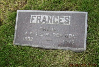 ROBISON, FRANCES - Dallas County, Iowa | FRANCES ROBISON 
