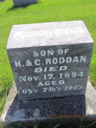 RODDAN, JAMES H - Dallas County, Iowa | JAMES H RODDAN 