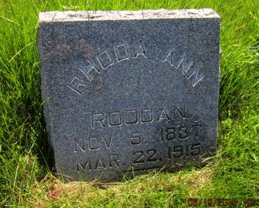 RODDAN, RHODA ANN - Dallas County, Iowa | RHODA ANN RODDAN 