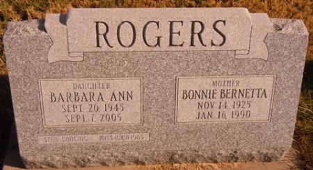 ROGERS, BARBARA ANN - Dallas County, Iowa | BARBARA ANN ROGERS 