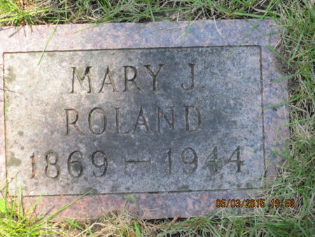 ROLAND, MARY J - Dallas County, Iowa | MARY J ROLAND 